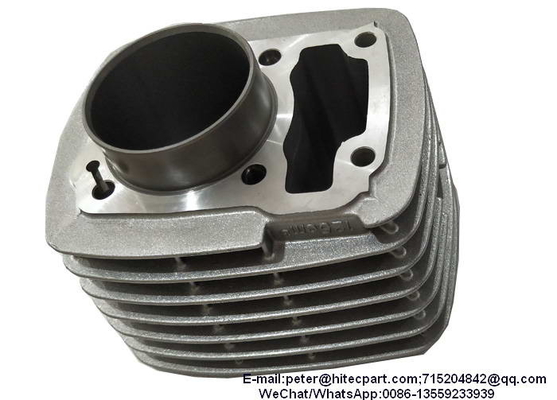 गुणवत्ता  Silver Motorcycle Engine Block CB125 / KYY125 Dia.52.4mm Precise Machining Size कारखाना